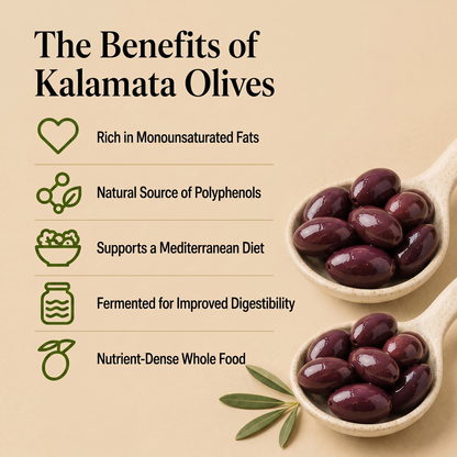 Greek Kalamata Olives (400g) – Pitted & Unpitted