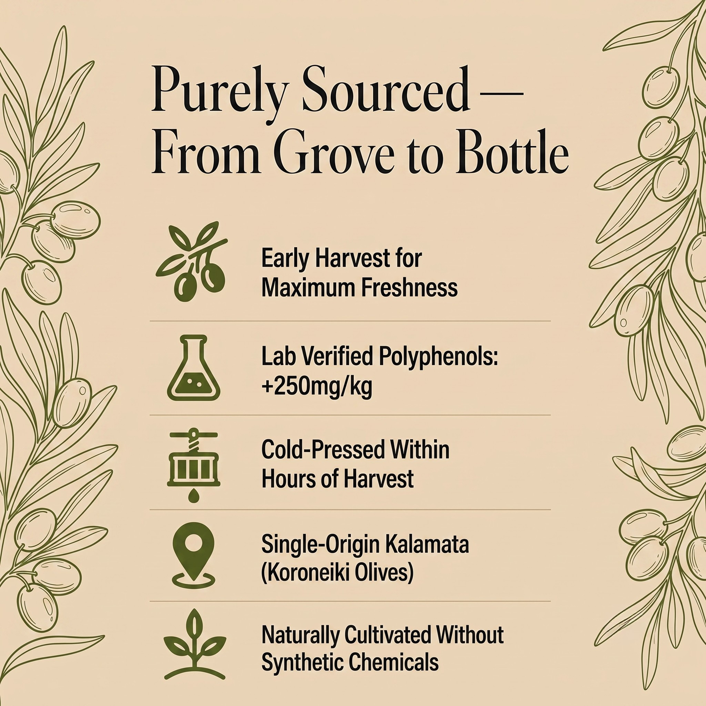 Estate Selection Greek Early Harvest Extra Virgin Olive Oil 500ml