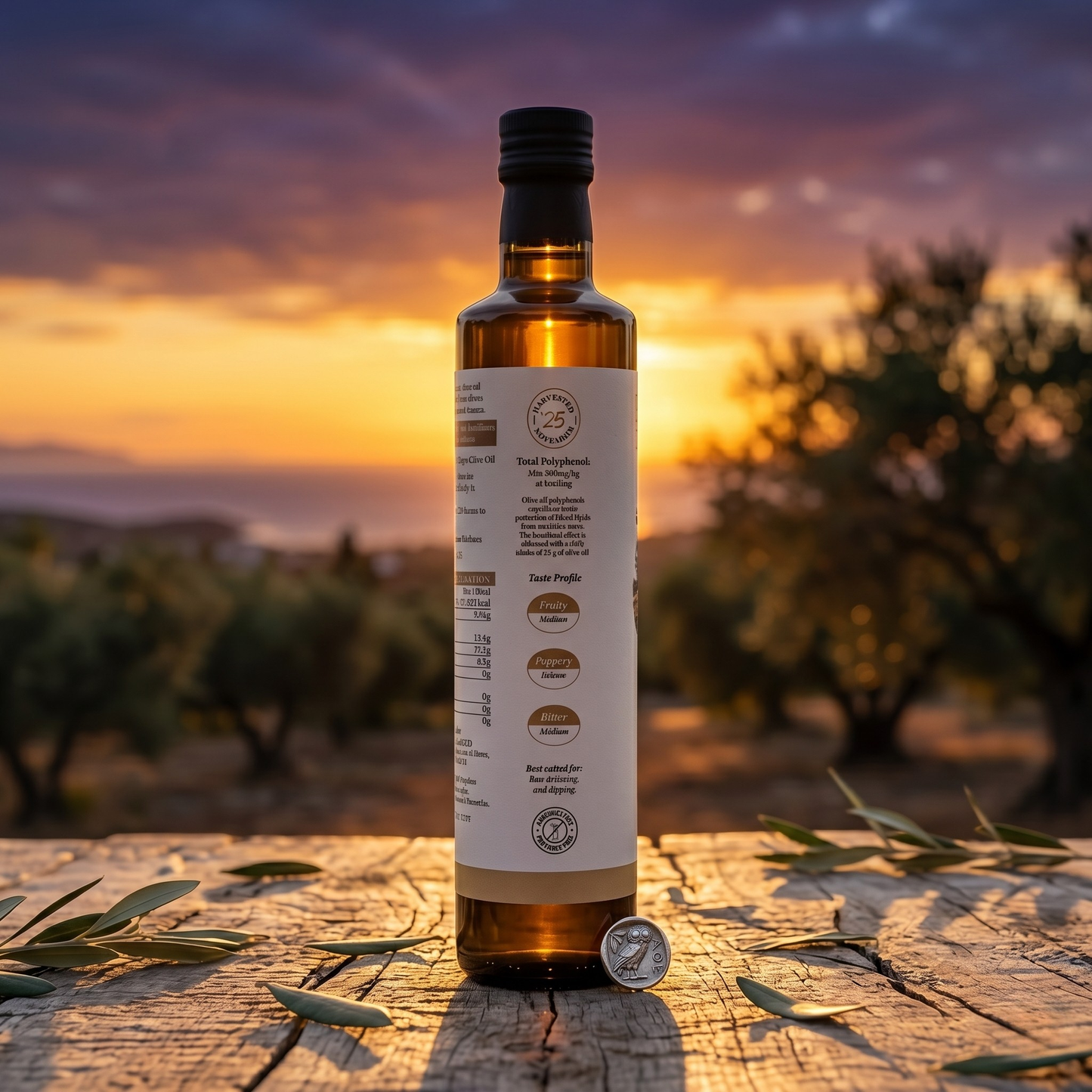 High Phenolic Greek Early Harvest Extra Virgin Olive Oil 500ml