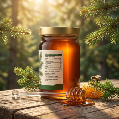 Raw Greek Fir Honey (Single-Origin & Unpasteurised)