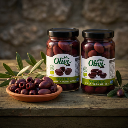 Greek Kalamata Olives (400g) – Pitted & Unpitted