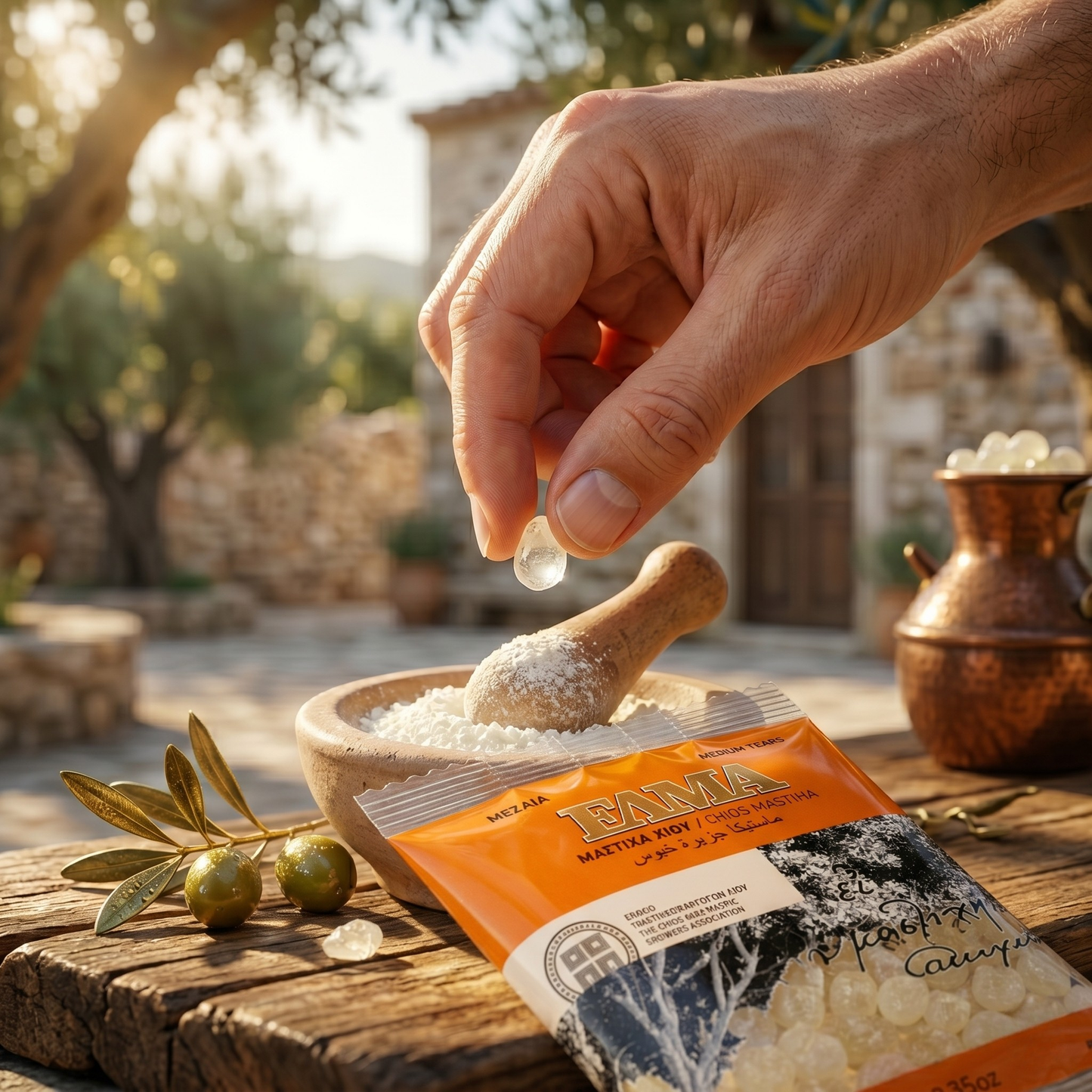 Greek Mastic Gum (Chios Mastiha) – Medium Tears