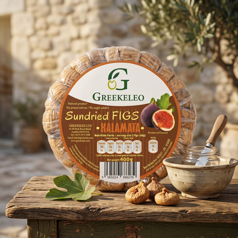 Premium Sundried Kalamata Figs – 400g
